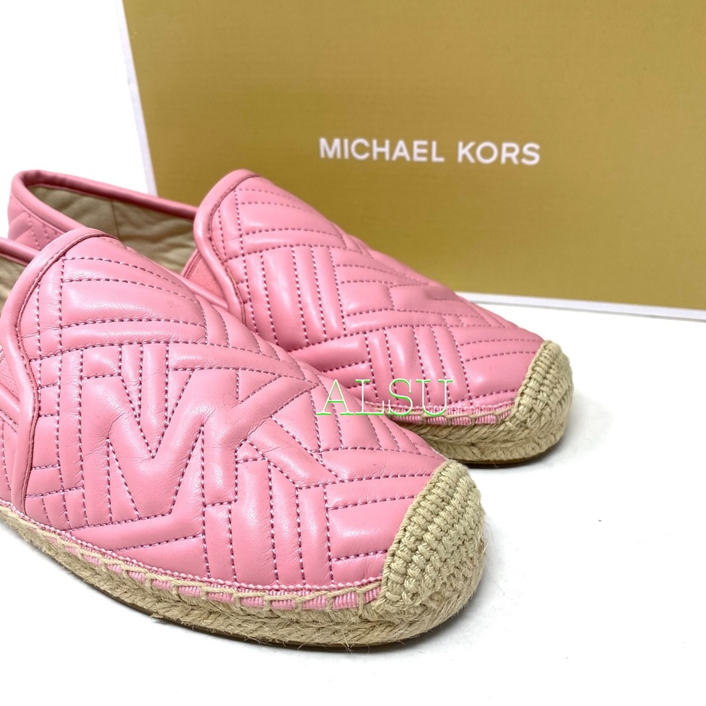 Michael Kors Hastings Espadrille Slip On Napa Pink - Picture 4 of 11